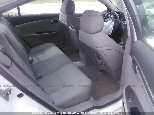 1G8ZS57B38F279405 - 2008 SATURN AURA XE WHITE photo 8