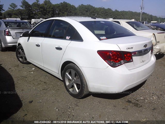 1G1PE5SB2D7119363 - 2013 CHEVROLET CRUZE WHITE photo 3