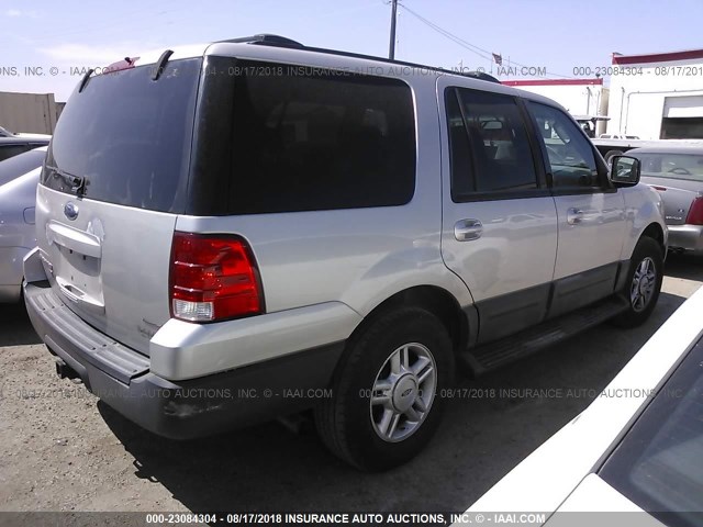 1FMPU16L94LB63188 - 2004 FORD EXPEDITION XLT SILVER photo 4