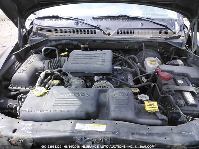 1B8HS48N32F157988 - 2002 DODGE DURANGO SLT BLACK photo 10