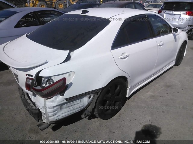 4T1BE46K58U732117 - 2008 TOYOTA CAMRY CE/LE/XLE/SE WHITE photo 4