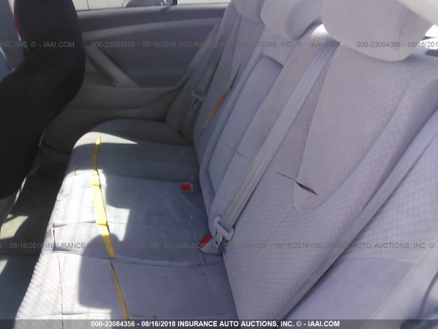 4T1BE46K58U732117 - 2008 TOYOTA CAMRY CE/LE/XLE/SE WHITE photo 8