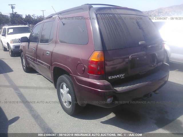 1GKES16S136131426 - 2003 GMC ENVOY XL BURGUNDY photo 3