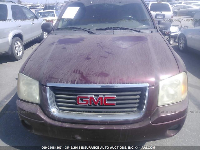 1GKES16S136131426 - 2003 GMC ENVOY XL BURGUNDY photo 6