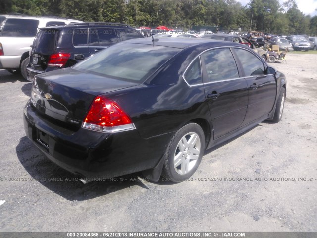 2G1WB5E37E1145139 - 2014 CHEVROLET IMPALA LIMITED LT BLACK photo 4