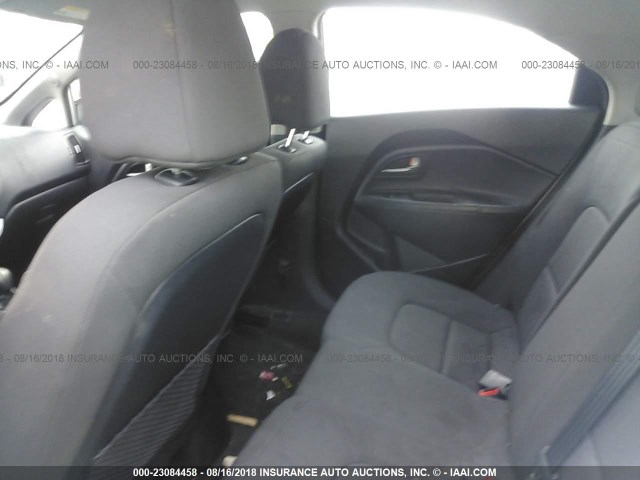 KNADN5A38C6016504 - 2012 KIA RIO EX/SX SILVER photo 8