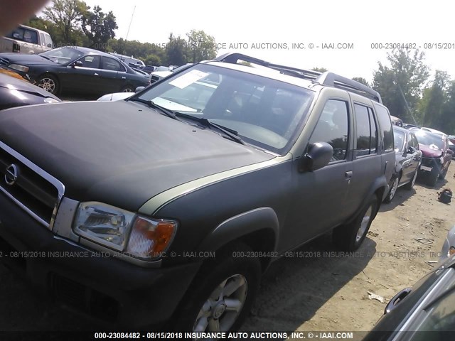 JN8DR09Y83W807792 - 2003 NISSAN PATHFINDER LE/SE BLACK photo 2