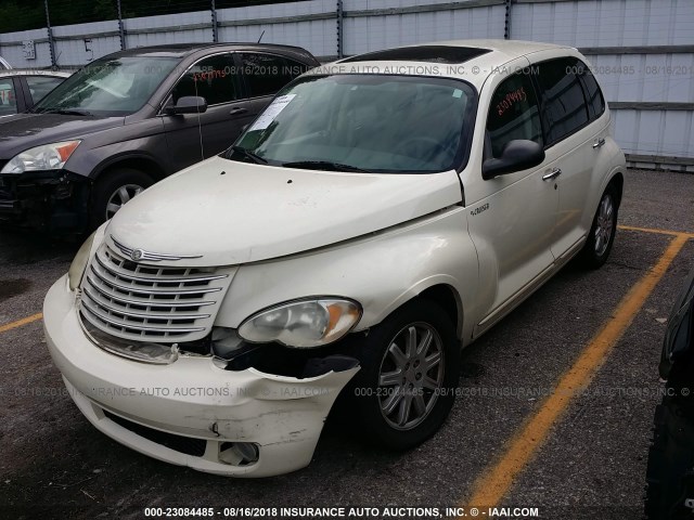 3A8FY68B26T284120 - 2006 CHRYSLER PT CRUISER LIMITED WHITE photo 2