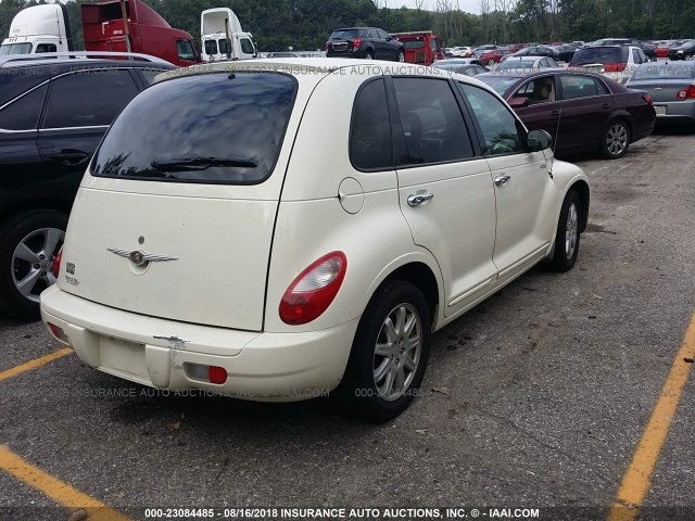 3A8FY68B26T284120 - 2006 CHRYSLER PT CRUISER LIMITED WHITE photo 4