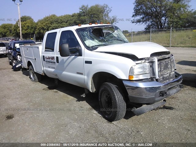 1FTSW31P94EC91272 - 2004 FORD F350 SRW SUPER DUTY WHITE photo 1