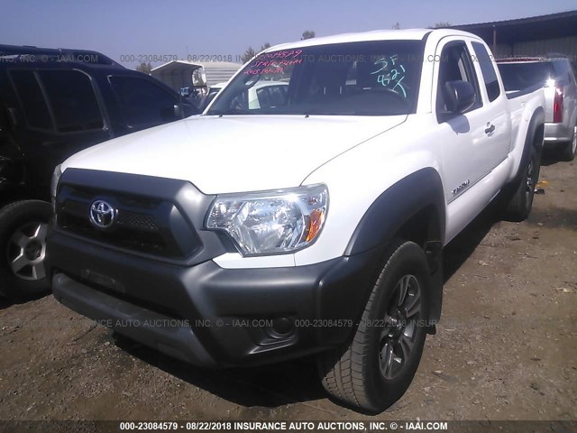 5TFUX4EN5FX030491 - 2015 TOYOTA TACOMA ACCESS CAB Weiß Foto 2