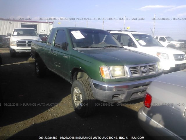 1N6DD26Y7WC336778 - 1998 NISSAN FRONTIER KING CAB XE/KING CAB SE GREEN photo 1
