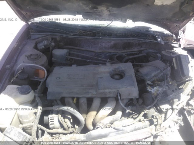 1Y1SK5286YZ436230 - 2000 CHEVROLET GEO PRIZM LSI MAROON photo 10