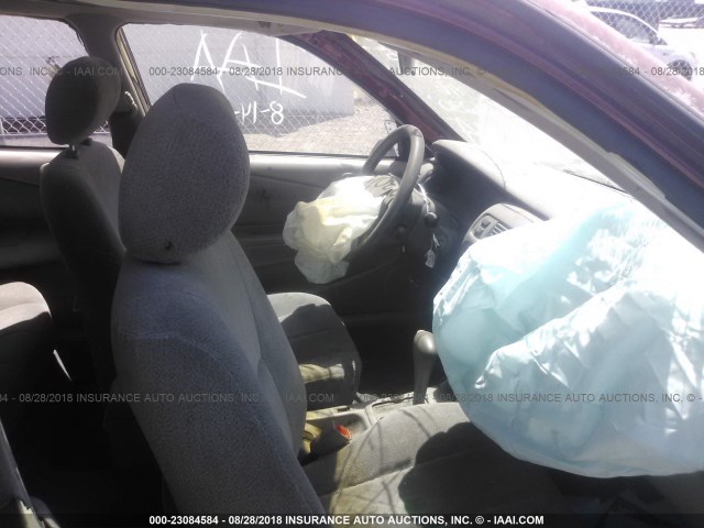 1Y1SK5286YZ436230 - 2000 CHEVROLET GEO PRIZM LSI MAROON photo 5