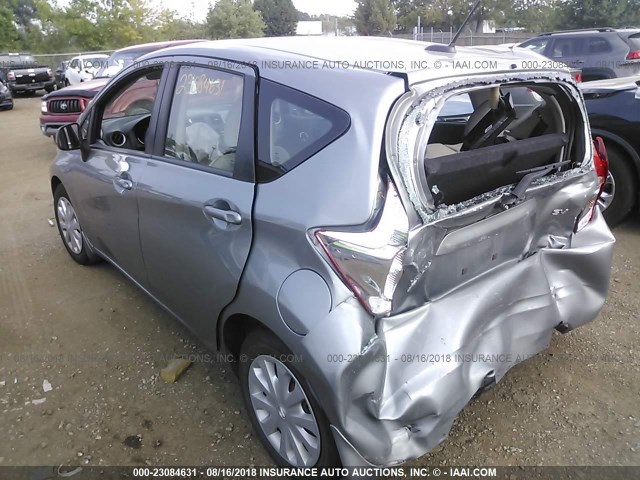 3N1CE2CP8EL356308 - 2014 NISSAN VERSA NOTE S/S PLUS/SV/SL GRAY photo 3