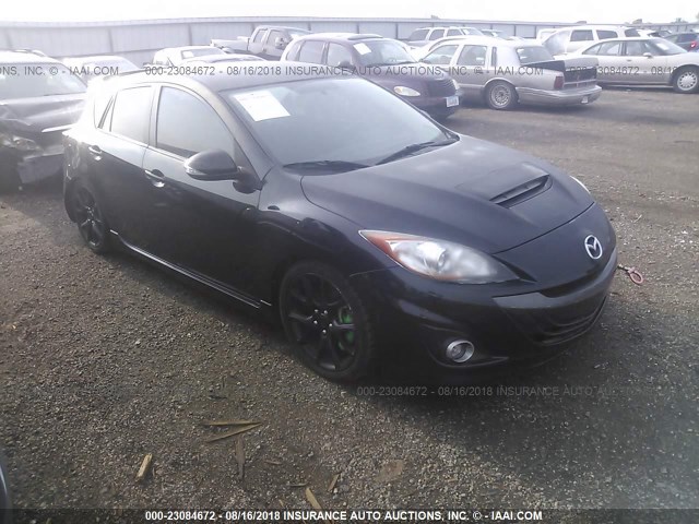 JM1BL1K39B1377436 - 2011 MAZDA SPEED 3 BLACK photo 1