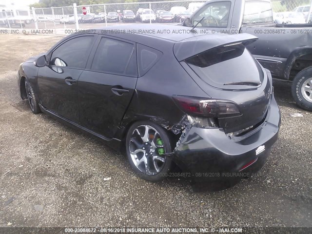 JM1BL1K39B1377436 - 2011 MAZDA SPEED 3 BLACK photo 3