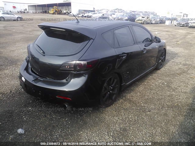 JM1BL1K39B1377436 - 2011 MAZDA SPEED 3 BLACK photo 4