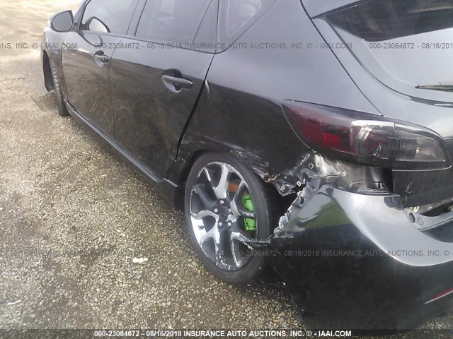 JM1BL1K39B1377436 - 2011 MAZDA SPEED 3 BLACK photo 6