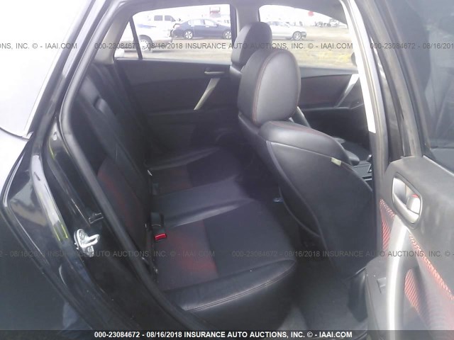 JM1BL1K39B1377436 - 2011 MAZDA SPEED 3 BLACK photo 8