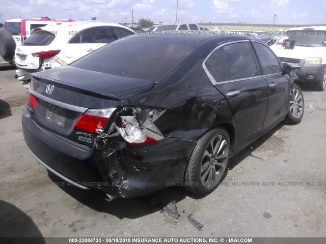 1HGCR2F55DA284468 - 2013 HONDA ACCORD SPORT BLACK photo 4