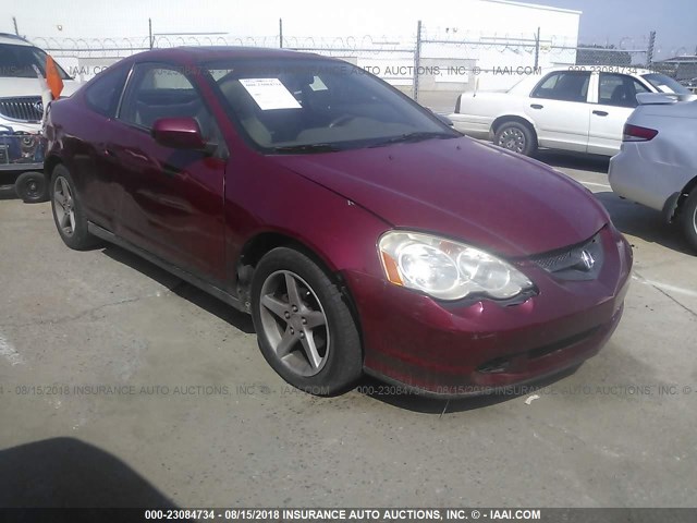 JH4DC54822C004783 - 2002 ACURA RSX RED photo 1