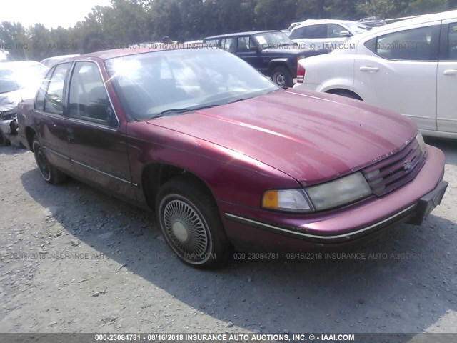 2G1WL54T0P1150460 - 1993 CHEVROLET LUMINA RED photo 1