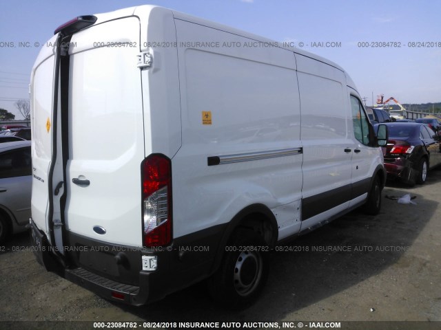 1FTYE2CM4JKA34818 - 2018 FORD TRANSIT T-150 WHITE photo 4