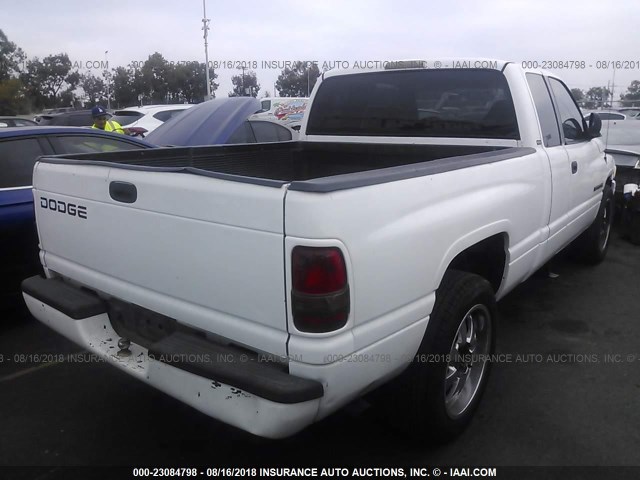 3B7HC13Y01G727251 - 2001 DODGE RAM 1500 WHITE photo 4