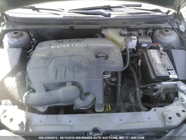 1G1ZH57B984253920 - 2008 CHEVROLET MALIBU 1LT GRAY photo 10