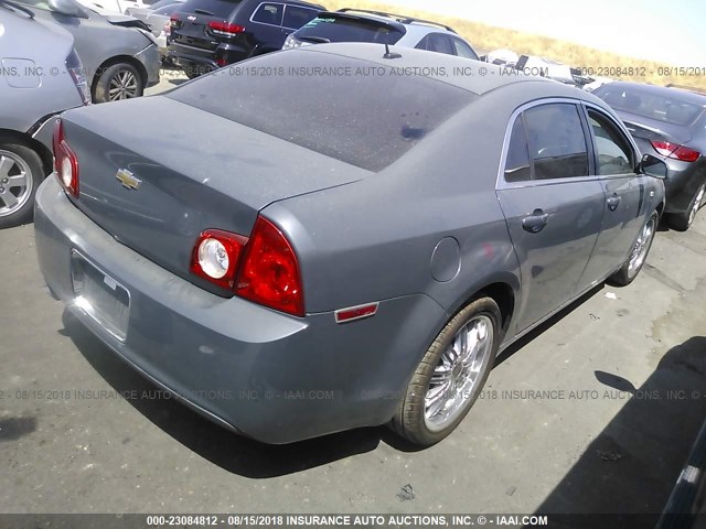 1G1ZH57B984253920 - 2008 CHEVROLET MALIBU 1LT GRAY photo 4