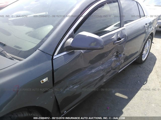 1G1ZH57B984253920 - 2008 CHEVROLET MALIBU 1LT GRAY photo 6