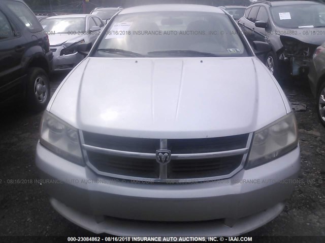 1B3LC56RX8N684255 - 2008 DODGE AVENGER SXT SILVER photo 6