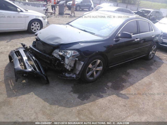 1G1ZC5E06CF141542 - 2012 CHEVROLET MALIBU 1LT 黑色 照片 2
