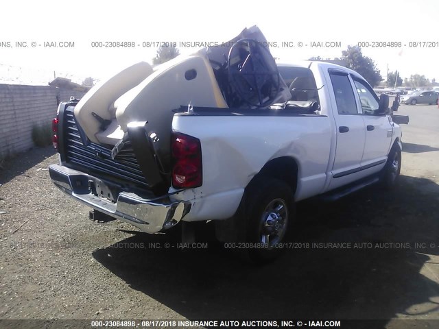 3D7KR28A97G809435 - 2007 DODGE RAM 2500 ST/SLT 白色 照片 4