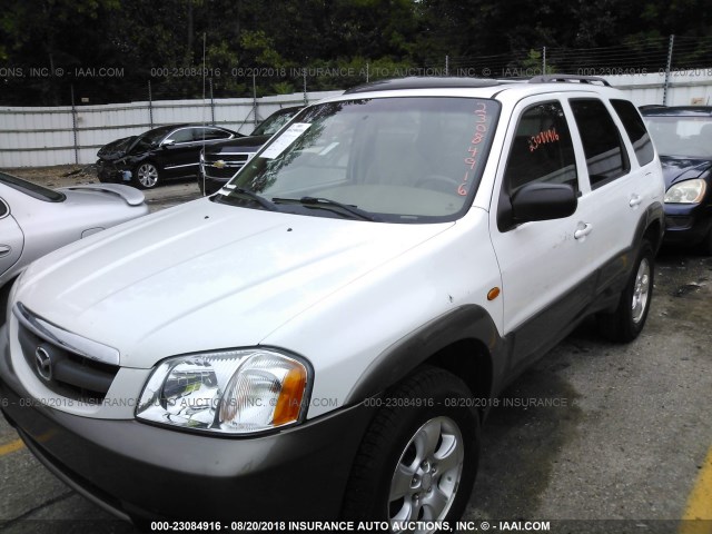 4F2YU08151KM26485 - 2001 MAZDA TRIBUTE LX/ES 白色 照片 2