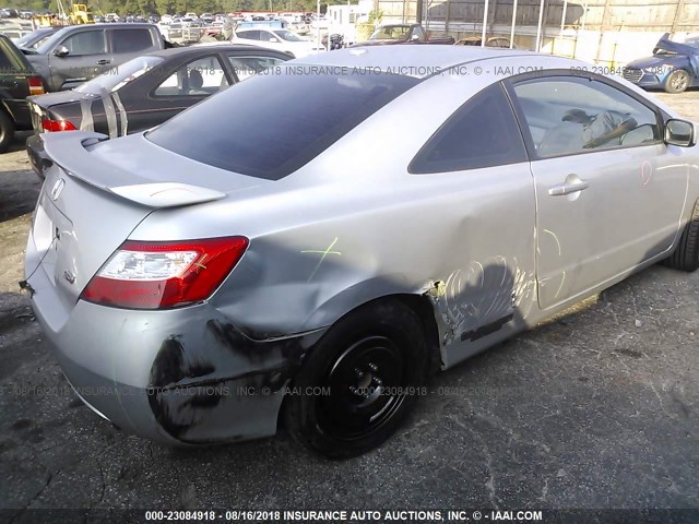 2HGFG21557H703208 - 2007 HONDA CIVIC SI GRAY photo 6