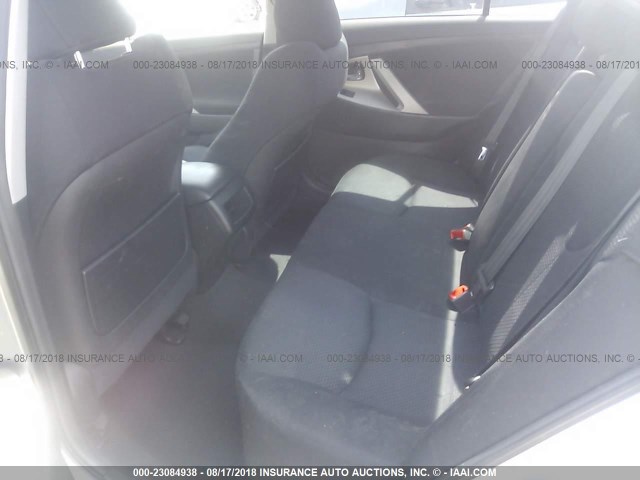 4T1BE46KX8U247231 - 2008 TOYOTA CAMRY CE/LE/XLE/SE GRAY photo 8