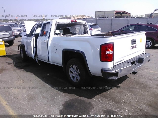 1GTV2UEH3EZ252592 - 2014 GMC SIERRA K1500 SLE WHITE photo 3