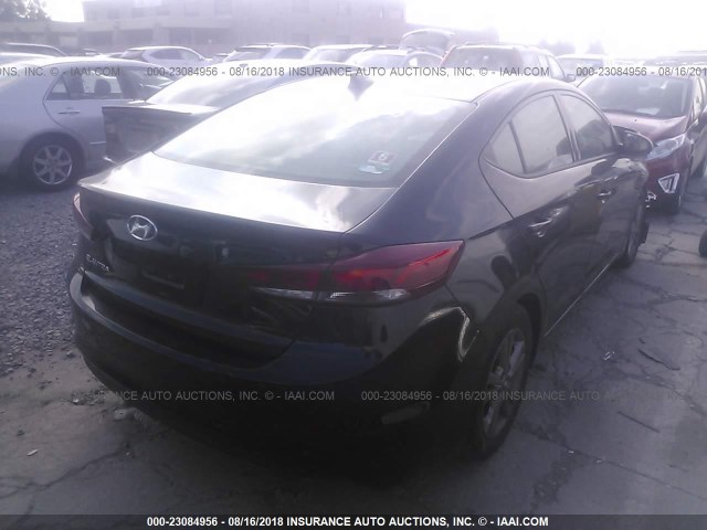 5NPD84LF3HH074190 - 2017 HYUNDAI ELANTRA SE/VALUE/LIMITED BLACK photo 4