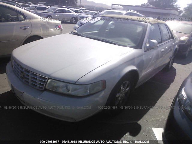 1G6KS54Y91U240418 - 2001 CADILLAC SEVILLE SLS WHITE photo 2