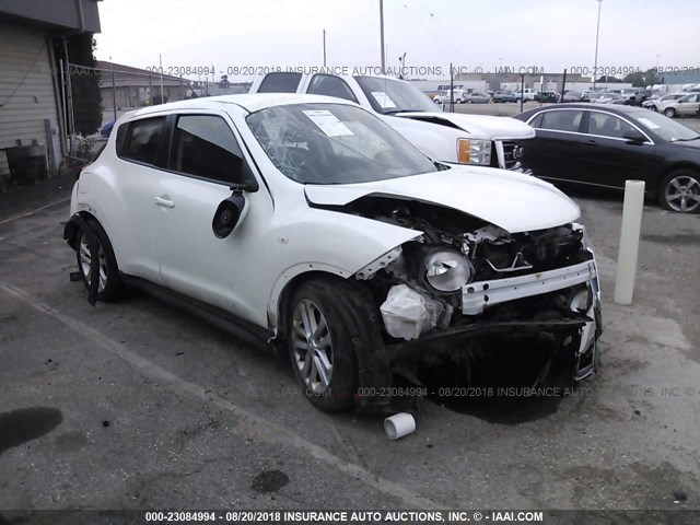 JN8AF5MV0DT231480 - 2013 NISSAN JUKE S/SV/SL WHITE photo 1