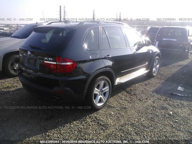 5UXFE43519L266700 - 2009 BMW X5 XDRIVE30I BLACK photo 4