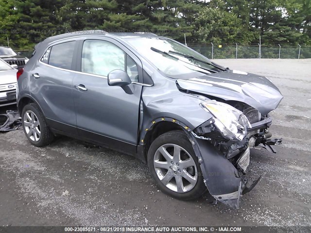 KL4CJFSBXEB660385 - 2014 BUICK ENCORE CONVENIENCE GRAY photo 1