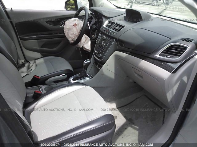 KL4CJFSBXEB660385 - 2014 BUICK ENCORE CONVENIENCE GRAY photo 5