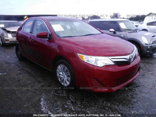 4T1BF1FK0DU655680 - 2013 TOYOTA CAMRY L/SE/LE/XLE წითელი ფოტო 1