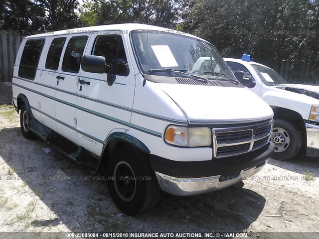 2B6HB21Y9VK514808 - 1997 DODGE RAM VAN B2500 WHITE photo 1