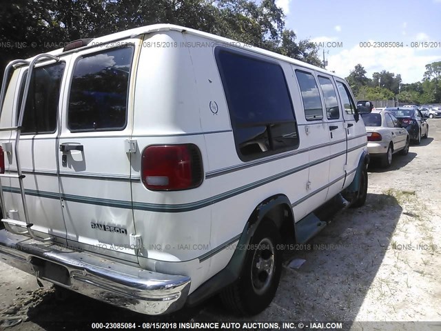 2B6HB21Y9VK514808 - 1997 DODGE RAM VAN B2500 WHITE photo 4