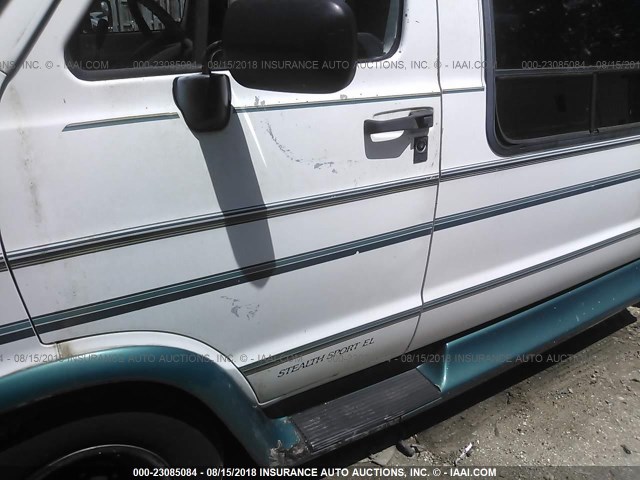 2B6HB21Y9VK514808 - 1997 DODGE RAM VAN B2500 WHITE photo 6