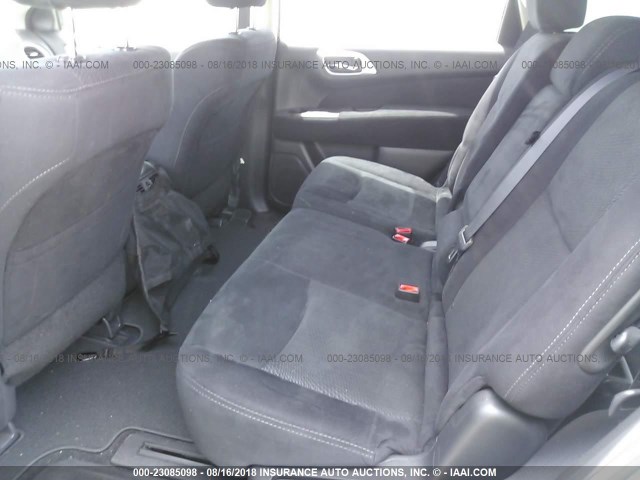 5N1AR2MN6FC704427 - 2015 NISSAN PATHFINDER S/SV/SL/PLATINUM GRAY photo 8